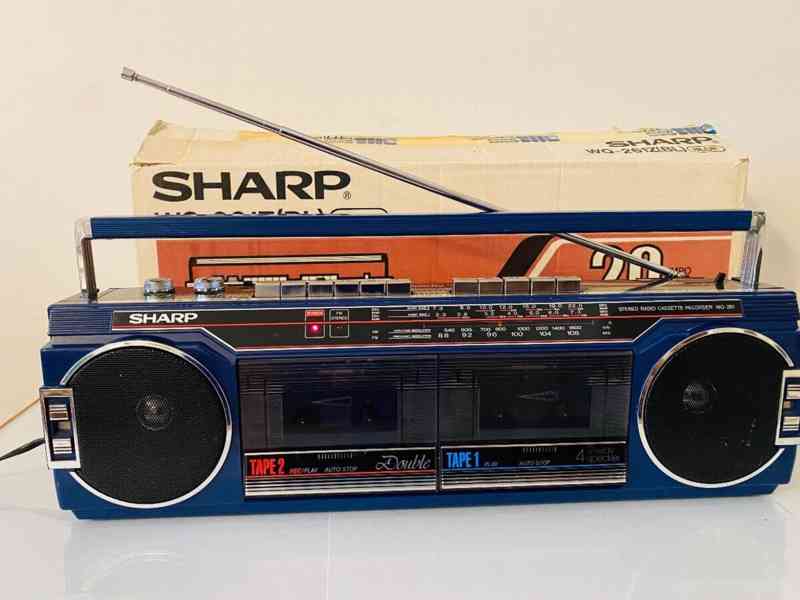 Radiomagnetofon/boombox Sharp WQ-261Z, rok 1985 - foto 16