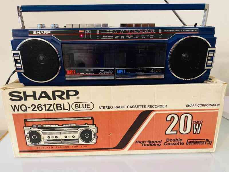 Radiomagnetofon/boombox Sharp WQ-261Z, rok 1985 - foto 5