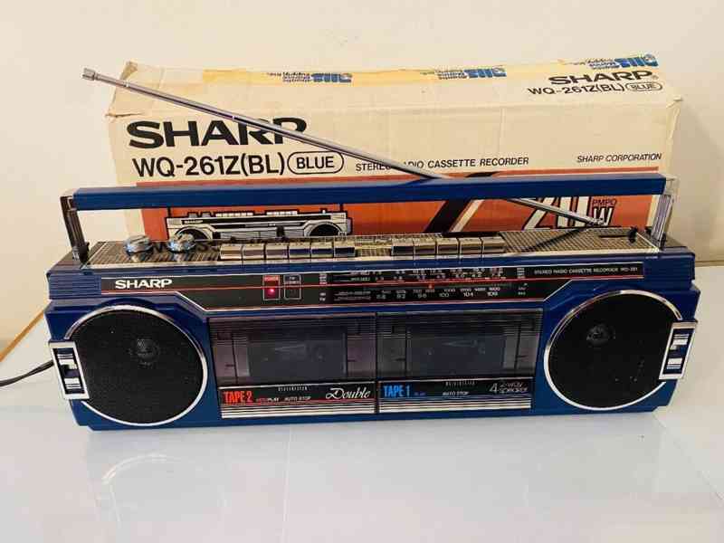 Radiomagnetofon/boombox Sharp WQ-261Z, rok 1985 - foto 14