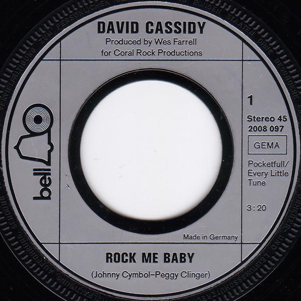 David Cassidy - Rock Me Baby  (SP) - foto 2