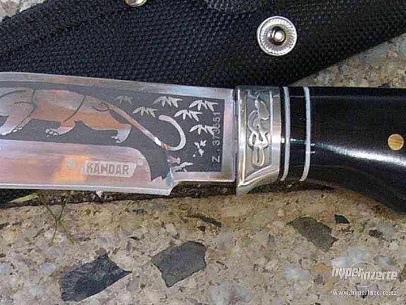 Lovecký nůž KANDAR 26 cm s tygrem - foto 1