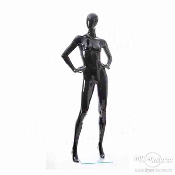 Figurína dámská Portobelle 201G, abstraktní lesklá černá - foto 1