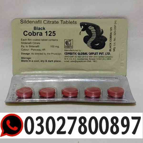 Black Cobra 125mg Tablets in Karachi } 03027800897