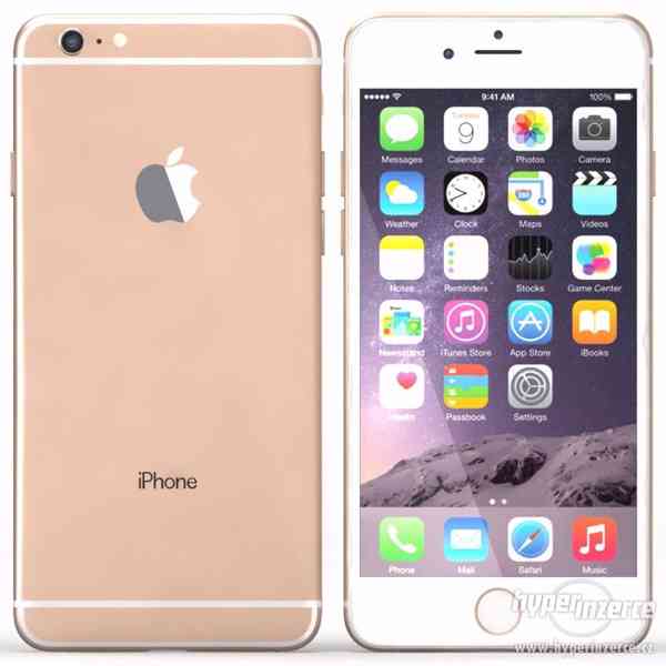 Apple iPhone 6 PLUS 64 GB(gold) zlatý luxusní, top stav+obal - foto 2
