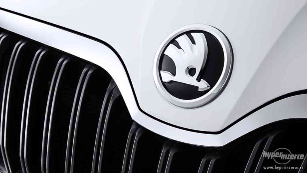 Komplet sada Škoda Nové logo-znaky+střed. krytky do alu - foto 6