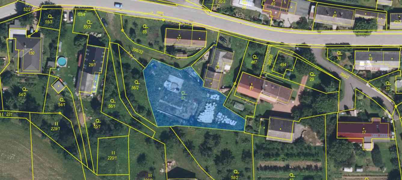 Říkov - stavební pozemek se základovou deskou a projektem  - foto 7