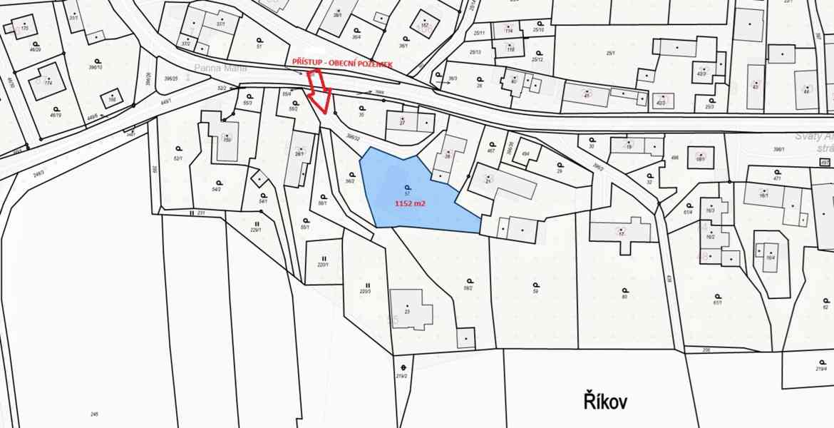 Říkov - stavební pozemek se základovou deskou a projektem  - foto 6