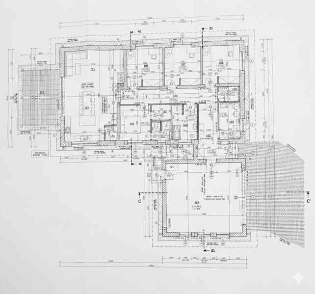 Říkov - stavební pozemek se základovou deskou a projektem  - foto 8