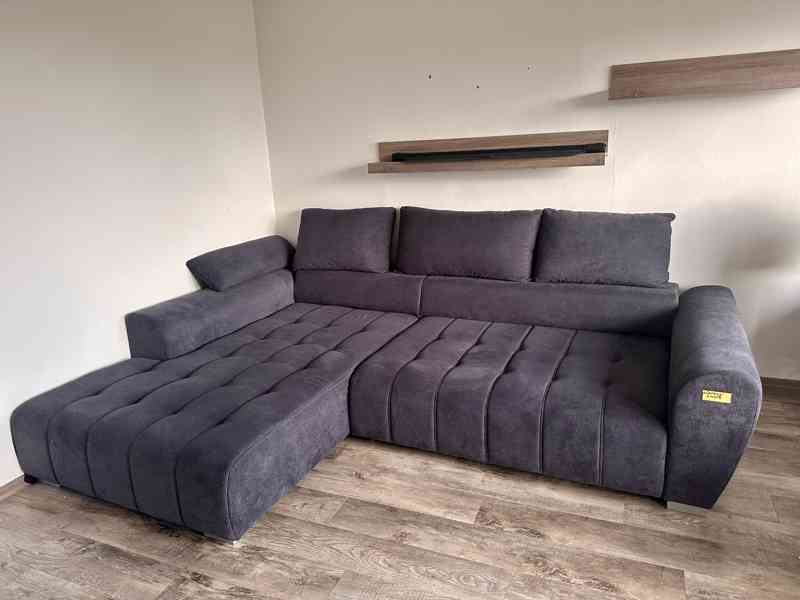 Sedačka modrošedá Top stav - foto 3