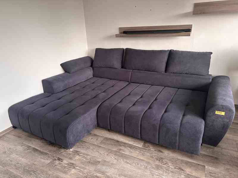 Sedačka modrošedá Top stav - foto 2