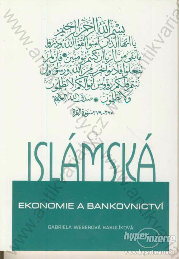 Islámská ekonomie a bankovnictví Babulíková - foto 1
