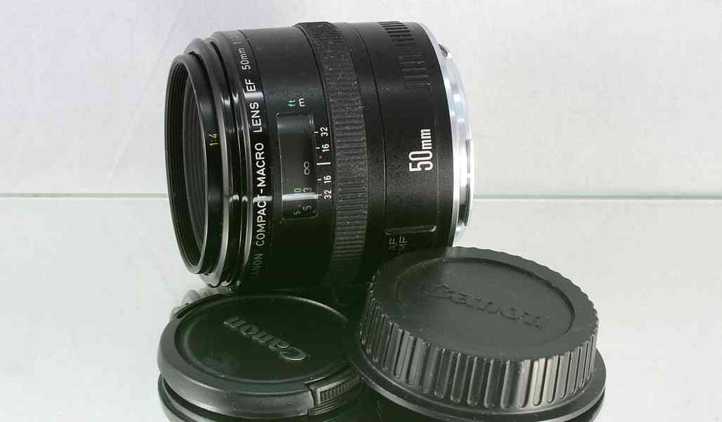 Canon EF 50mm 1:2.5 Macro lens **full-frame MACRO Objektiv - foto 1