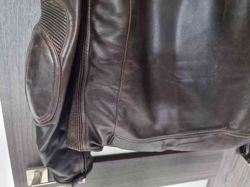 Airbagová bunda Helite Roadster hnědá kožena, XXL - foto 5