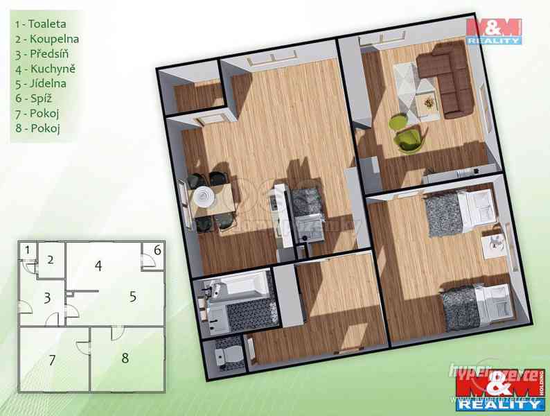 Prodej bytu 3+kk, 81 m?, Železnice, ul. Raisova - foto 15
