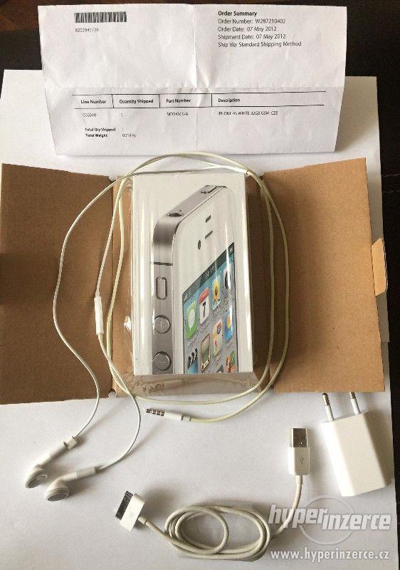 Apple iPhone 4S 32 Gb White TOP STAV/osobní předání Praha - foto 11