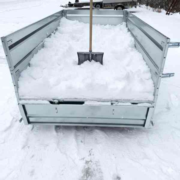 AKCE přívěsný vozík sklopný s nástavbou bočnic, DPH - foto 15