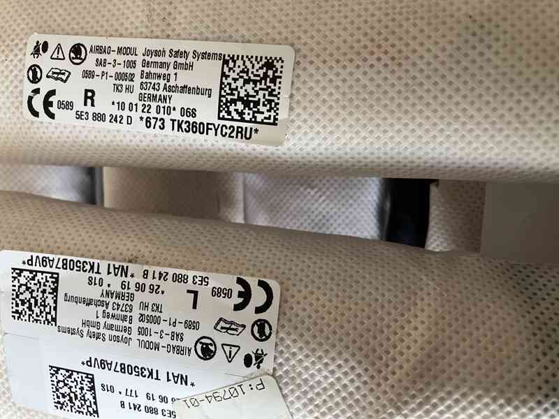 sedackovy airbag predni levy SKODA octavia 4 IV - foto 3