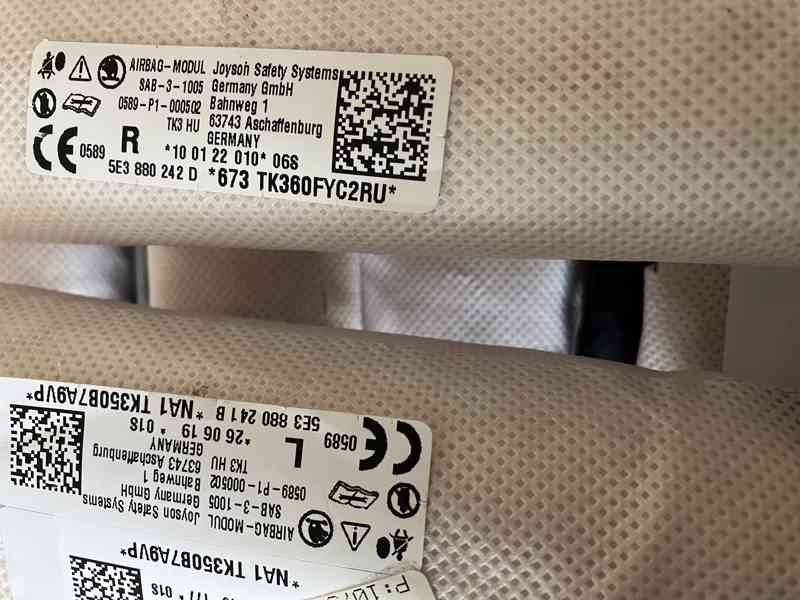 sedackovy airbag predni levy SKODA octavia 4 IV - foto 4