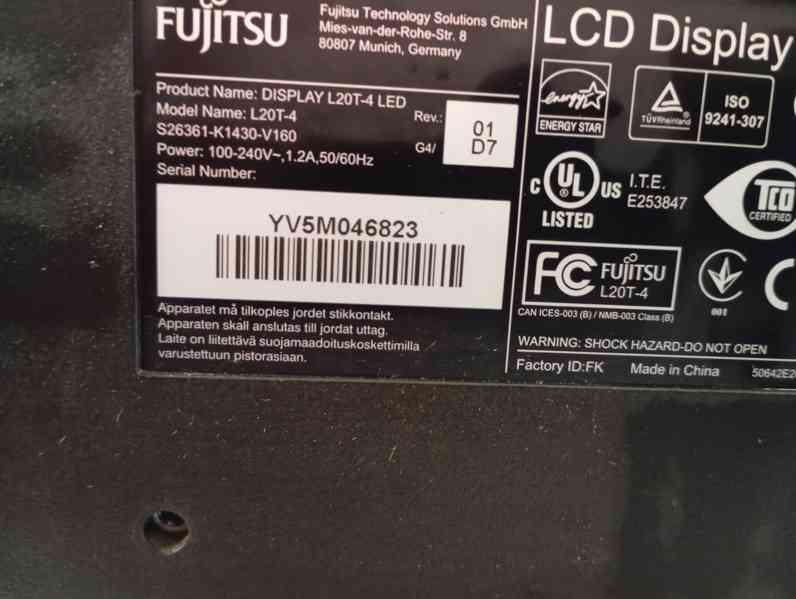 Monitor k okamžitému použití FUJITSU L20T-4 + kabely - foto 2
