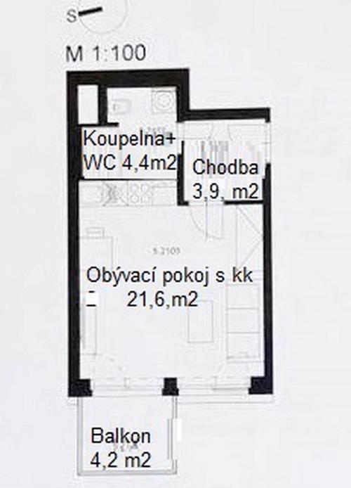 Novostavba 1+kk+balkon, 34 m2, Lindleyova, Praha 6 Dejvice - foto 5