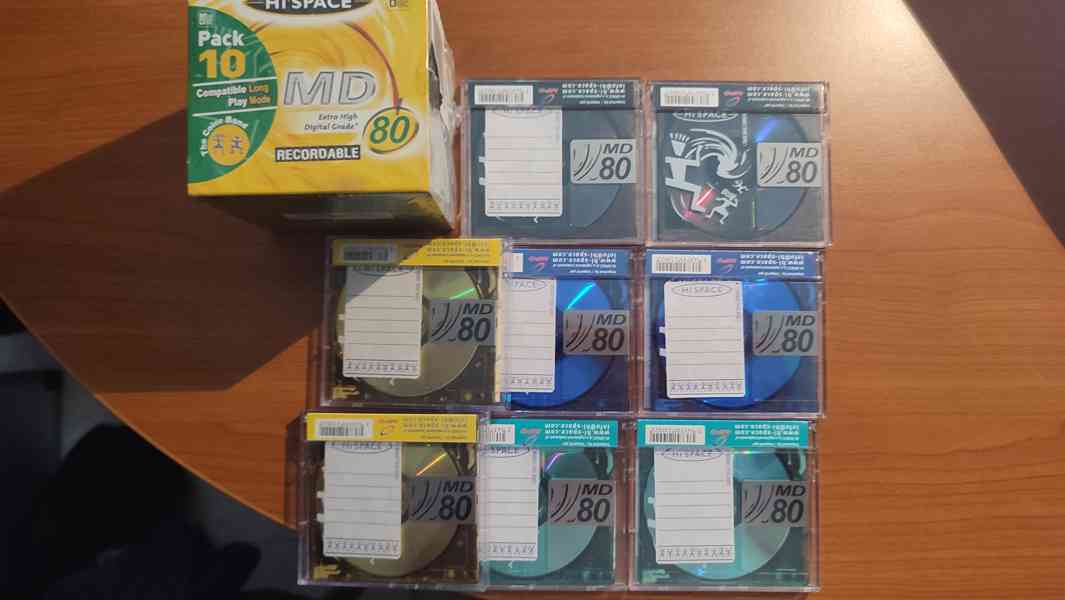Nabízím dnes již v tomto stavu vzácné nosiče MiniDisc Hi-MD - foto 2