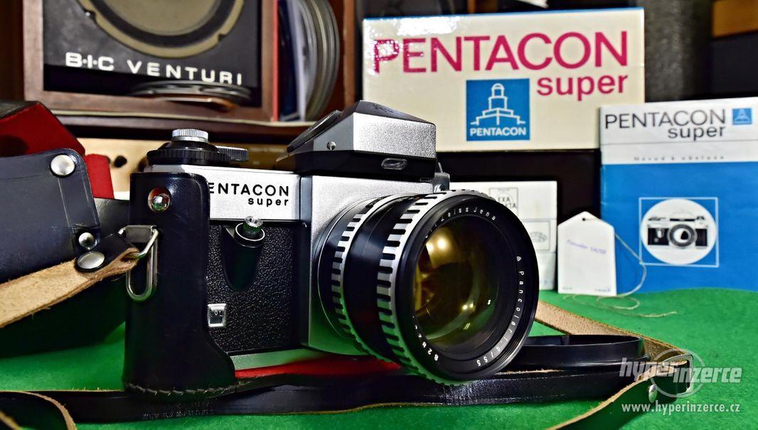 Carl Zeiss PANCOLAR 1.4/55mm nepoužitý objektiv + Pentacon - foto 1