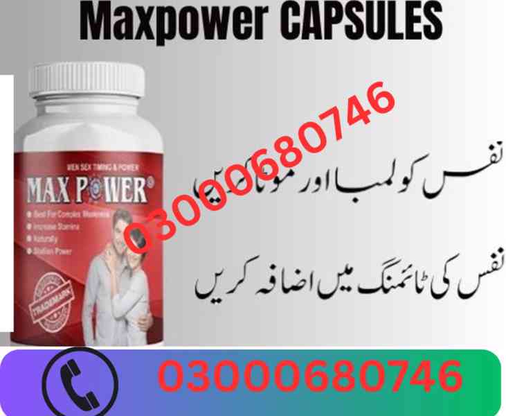 Maxpower Capsules Price in Karachi 03000680746 - foto 2