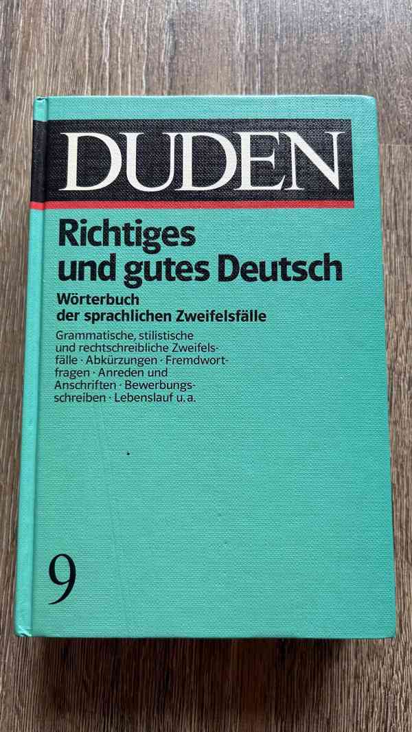 DUDEN 9 Richtiges und gutes Deutsch – německý slovník - foto 1