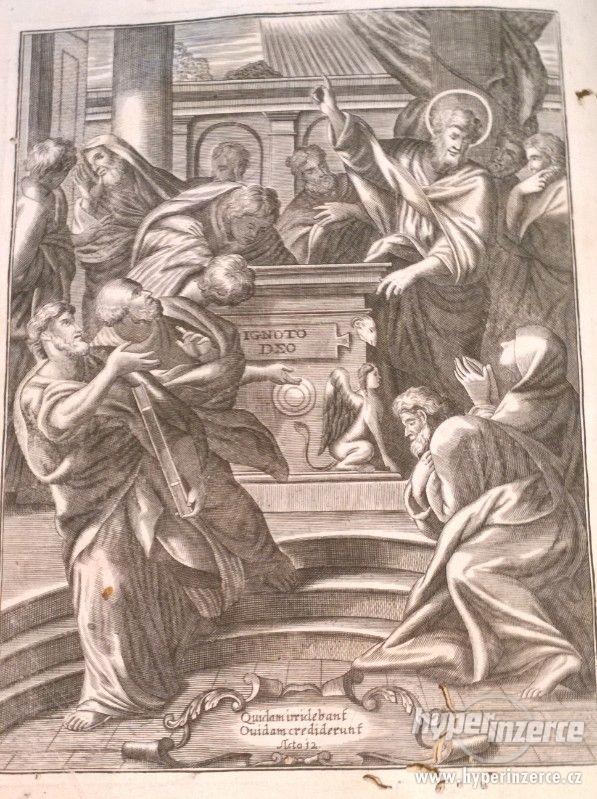 Stará kniha: R. P. Pauli Segneri Societatis Jesu z r. 1735 - foto 1