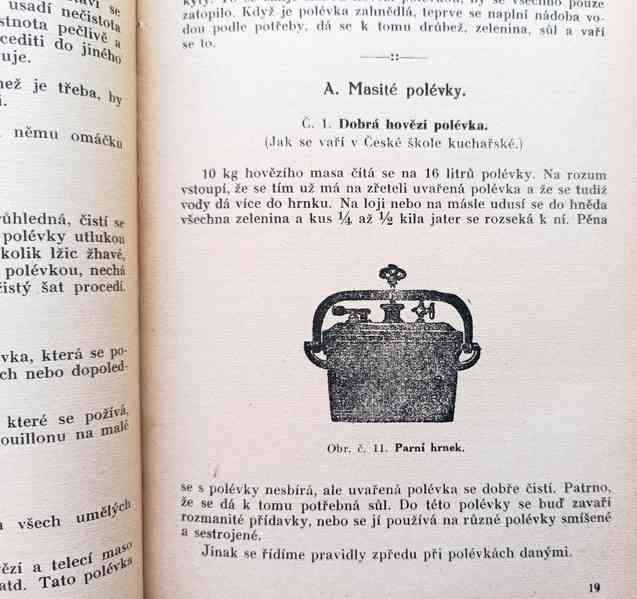 Kuchařská kniha z roku 1921, Spolek Domácnost, krásný stav - foto 11