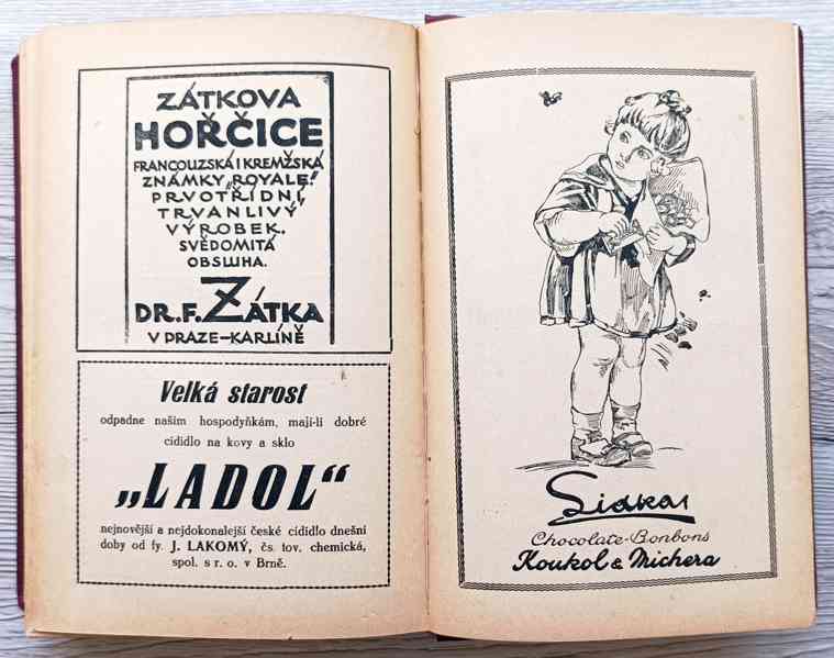 Kuchařská kniha z roku 1921, Spolek Domácnost, krásný stav - foto 18