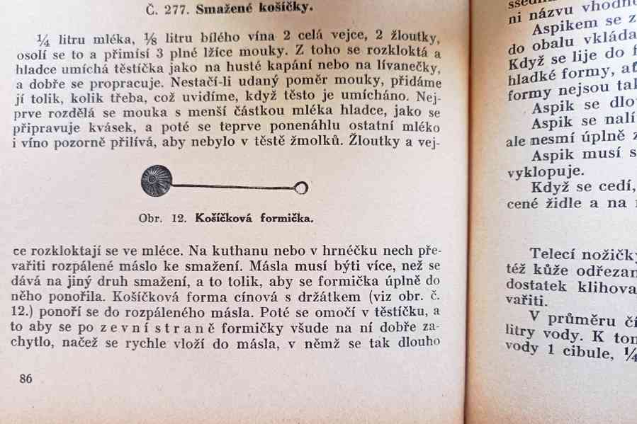 Kuchařská kniha z roku 1921, Spolek Domácnost, krásný stav - foto 10