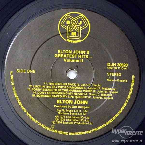 ELTON JOHN - GREATEST HITS - VOLUME II - foto 8