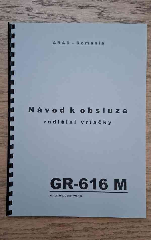 Návod rad. vrtačky GR-616M - foto 1