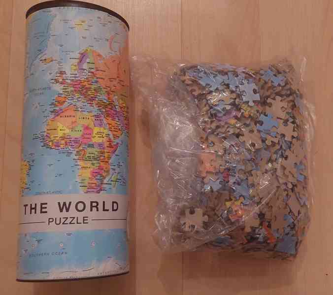 Puzzle Mapa sveta World 1000 dilku - foto 6