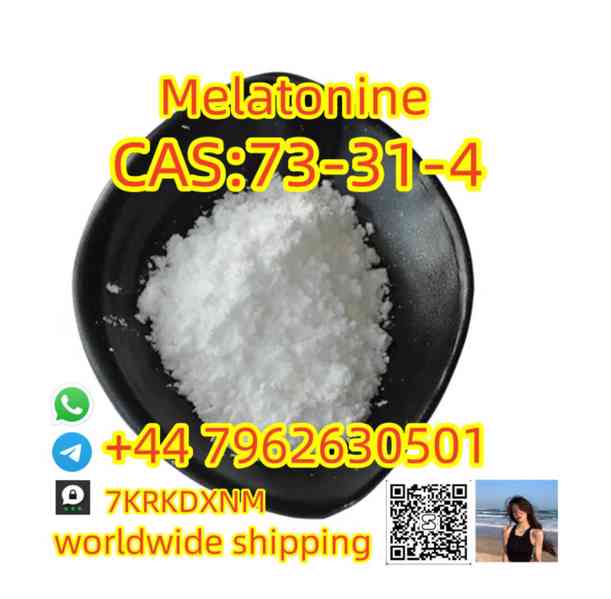 Fast Shipping Melatonin Powder CAS 73-31-4  - foto 2