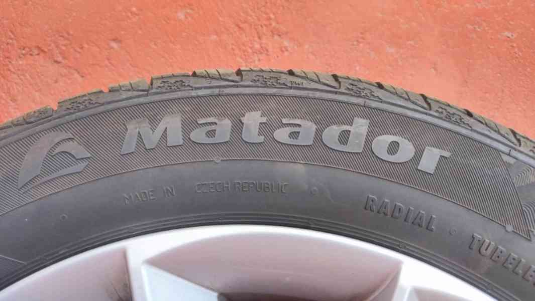 Zánovní zimní sada orig.AL kol Škoda + pneu Matador R16 - foto 3