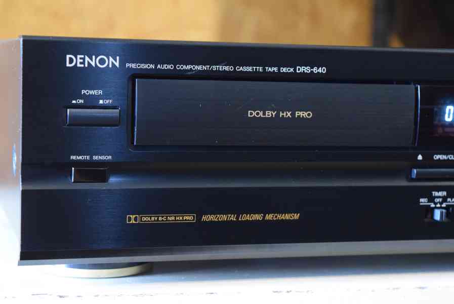 DENON DRS-640 VÝBORNÝ ŠUPLÍKOVÝ STEREO TAPE DECK ! - foto 2