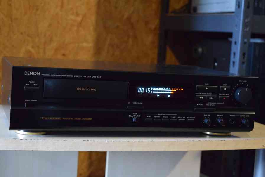 DENON DRS-640 VÝBORNÝ ŠUPLÍKOVÝ STEREO TAPE DECK ! - foto 1