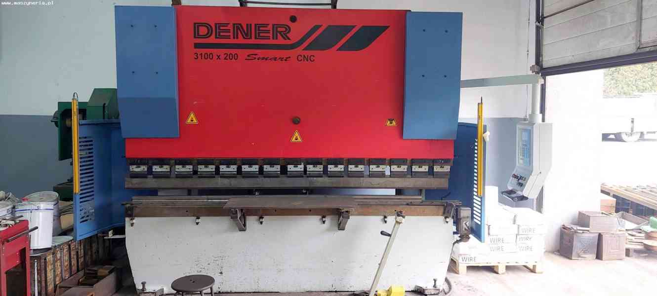 CNC ohraňovací lis DENER DMP 3100/200 SMART