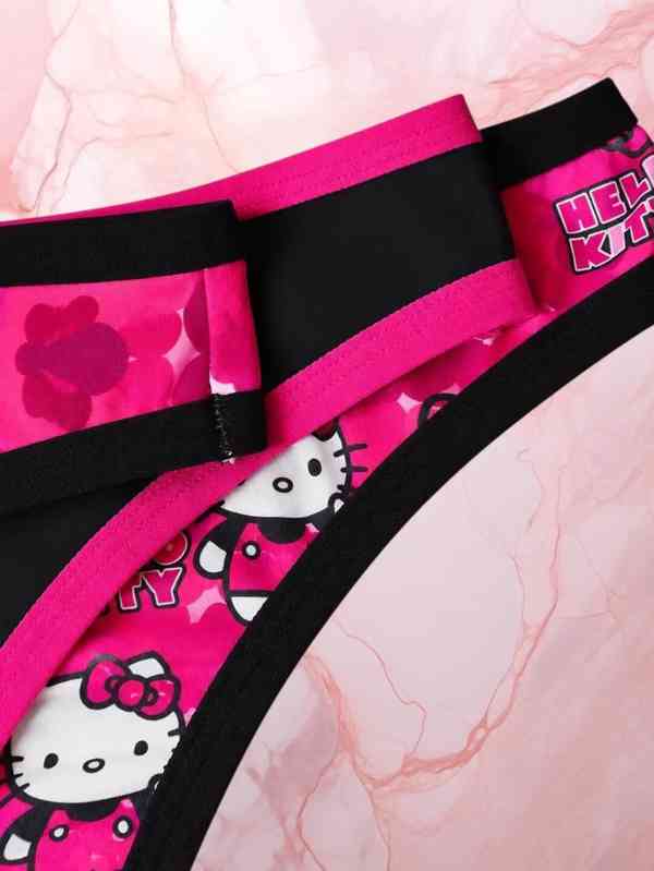 🔥💗 HELLO KITTY SET – 3× sexy kalhotky, který si prostě mus - foto 5