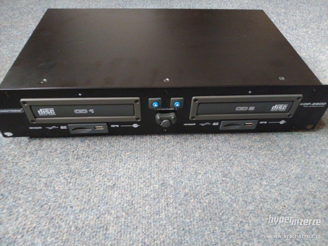 Dvojitý přehrávač pro DJe (CD USB SD MP3)Omnitronic XDP-2800 - foto 1