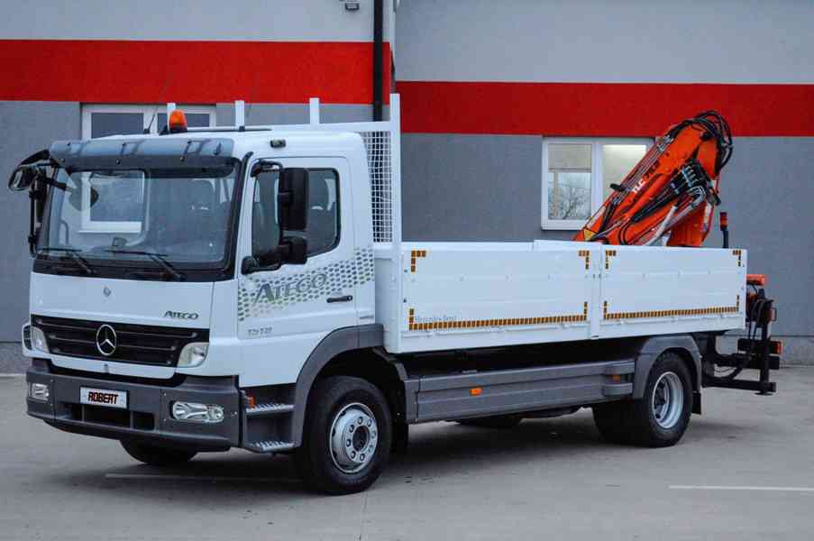 MERCEDES ATEGO 1518 - VALNÍK + HYDRAULICKÁ RUKA EURO5 - foto 3