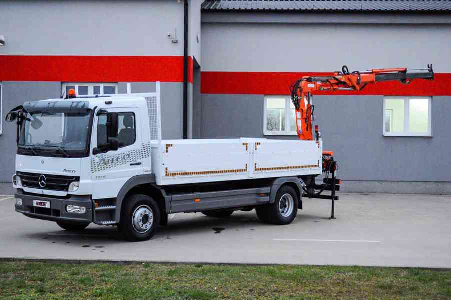 MERCEDES ATEGO 1518 - VALNÍK + HYDRAULICKÁ RUKA EURO5 - foto 60