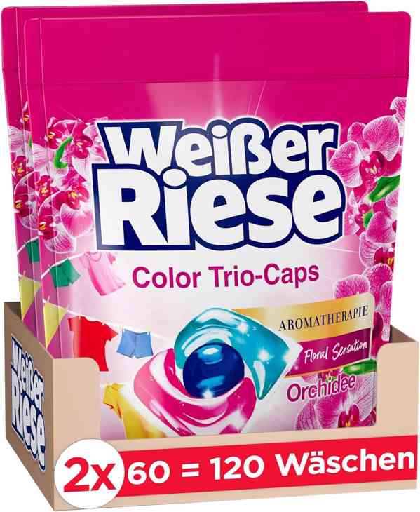 Weißer Riese Color Trio-Caps Aromaterapie orchidej (120 prac