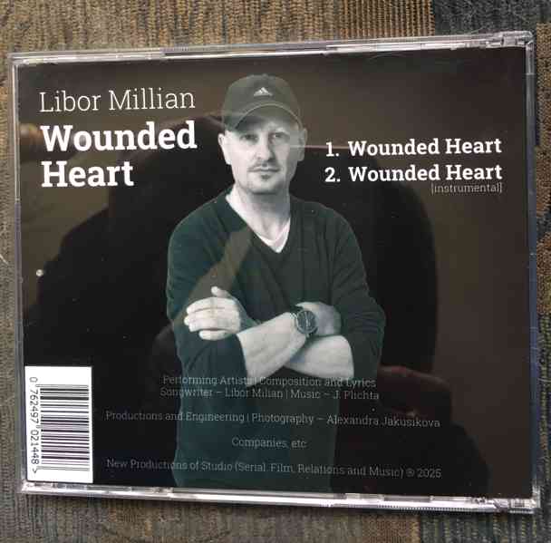 CD Singels Libor Milian-Wounded Heart  - foto 2