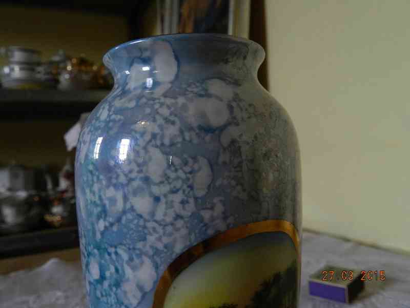 Hezká porcelánová váza Vichy - J E Saxe Germany - foto 5
