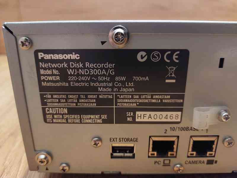 Network Disk Recorder Panasonic WJ-ND300A - foto 5