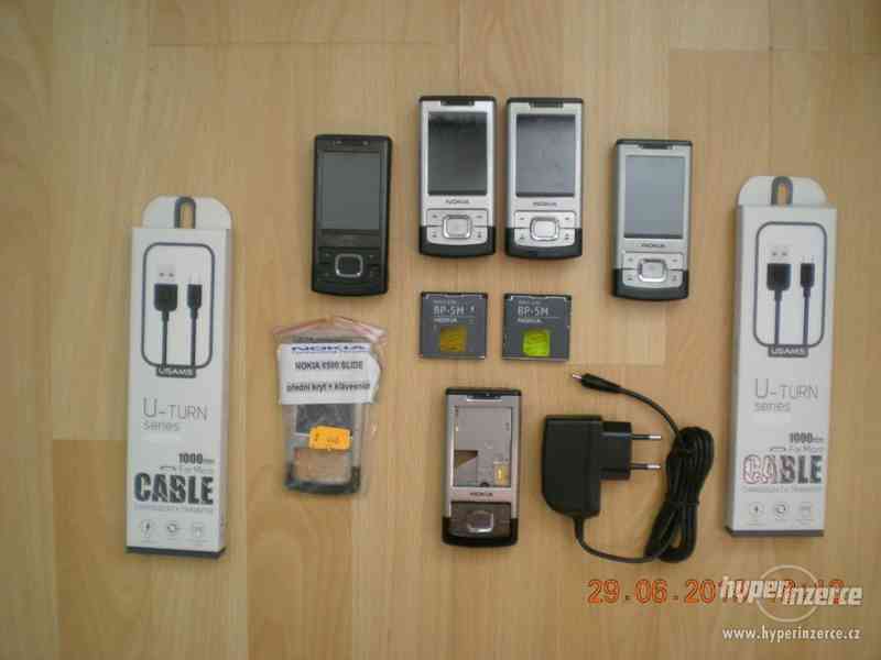 Nokia 6500s z r.2007 - výsuvné telefony s kovovými kryty - foto 1