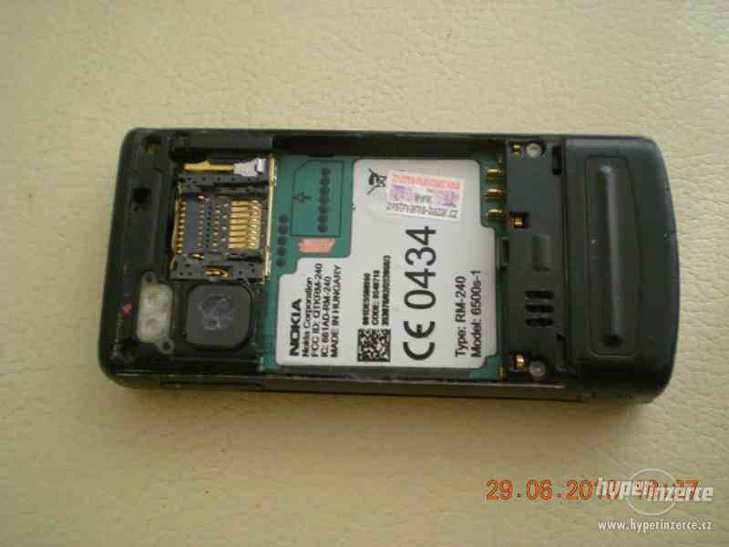 Nokia 6500s z r.2007 - výsuvné telefony s kovovými kryty - foto 24